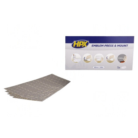 Bandă dublă adezivă acrilică 0,1m x 0,2m 40um max.90°C | Electronic-mag.ro | Componente Electronice