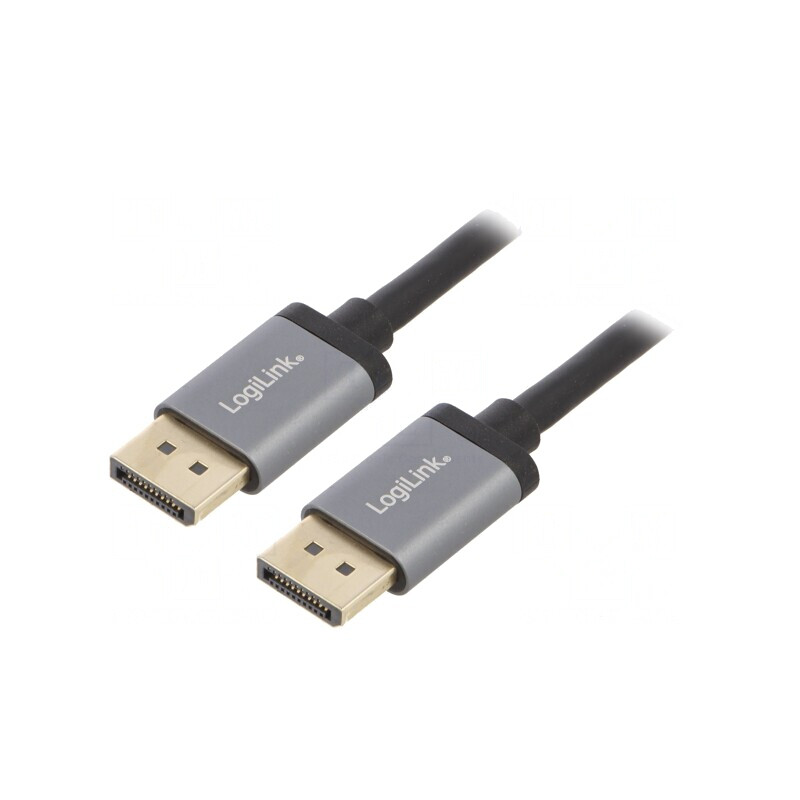 Cablu DisplayPort 1.2 2m Negru Aluminiu | Electronic-mag.ro | Componente Electronice