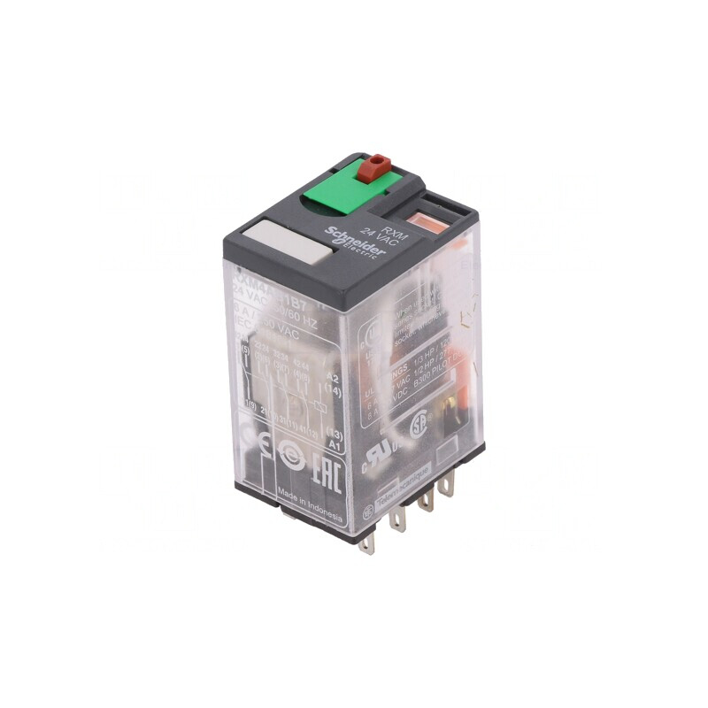 Releu Electromagnetic 4PDT 24VAC 6A | Electronic-mag.ro | Componente Electronice