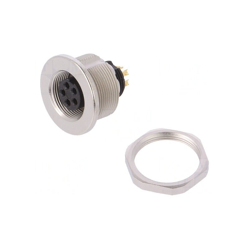 Conector M9 Soclu 5 Pini Aurit | Electronic-mag.ro | Componente Electronice