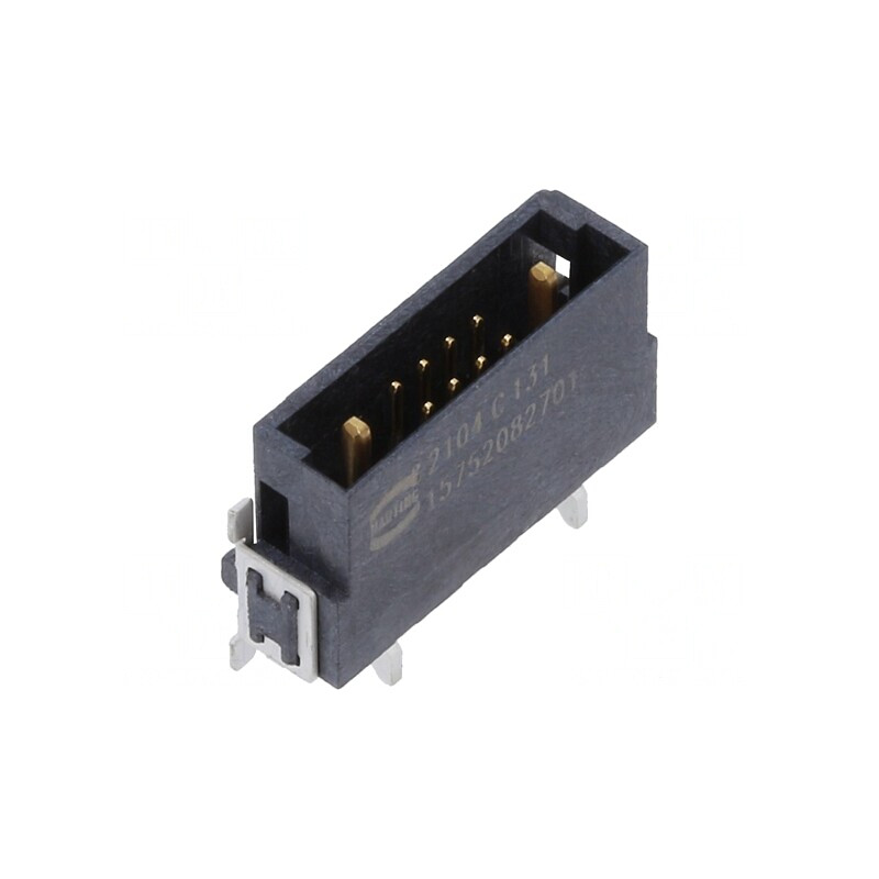 Conector PCB-PCB tată 10 pini har-flex Hybrid -55÷125°C | Electronic-mag.ro | Componente Electronice