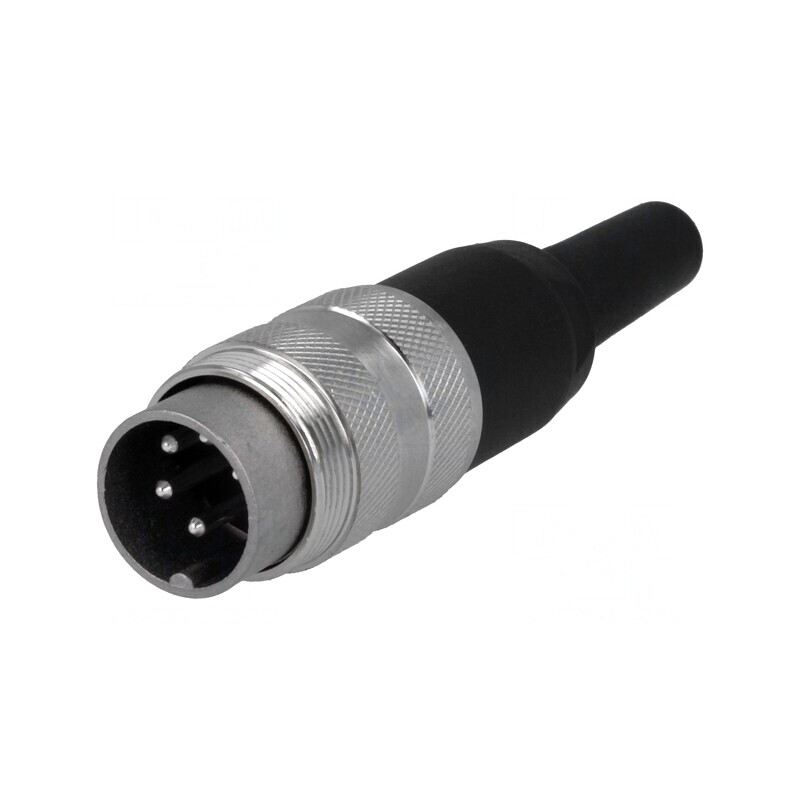 Conector M16 Tată 5 PIN 5A 300V Drept | Electronic-mag.ro | Componente Electronice