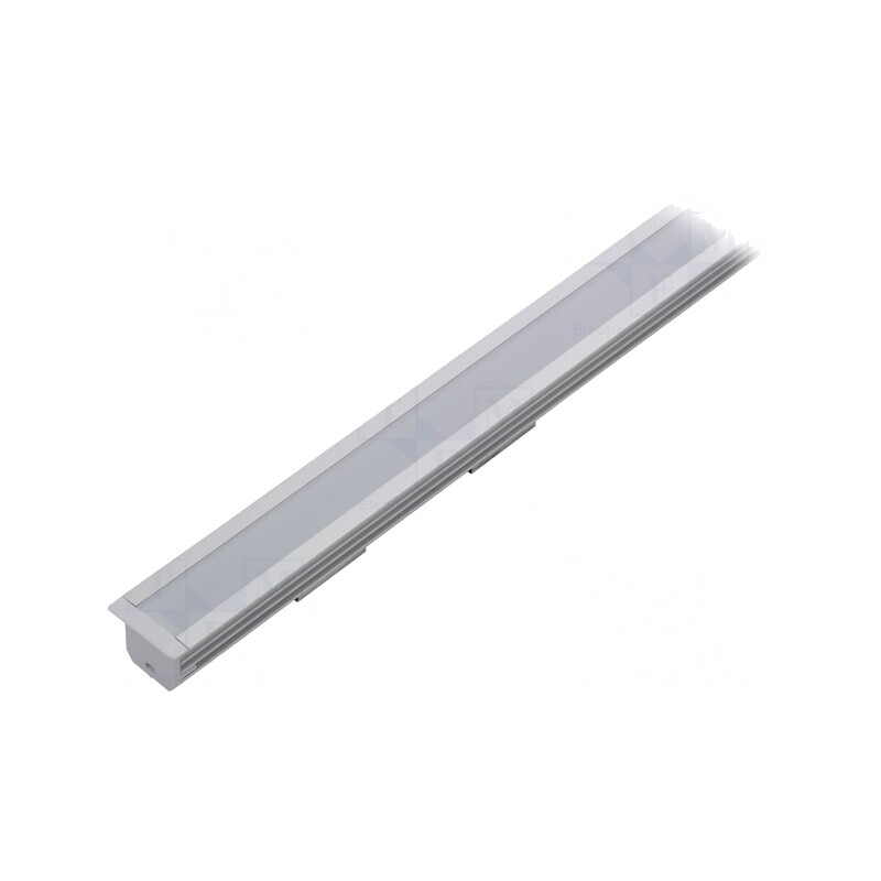 Profil Aluminiu DEEP10 1m pentru Module LED Naturală Lăptoasă | Electronic-mag.ro | Componente Electronice