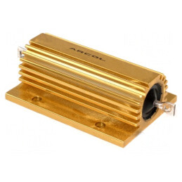 Rezistor bobinat 22Ω 100W cu radiator | Electronic-mag.ro | Componente Electronice
