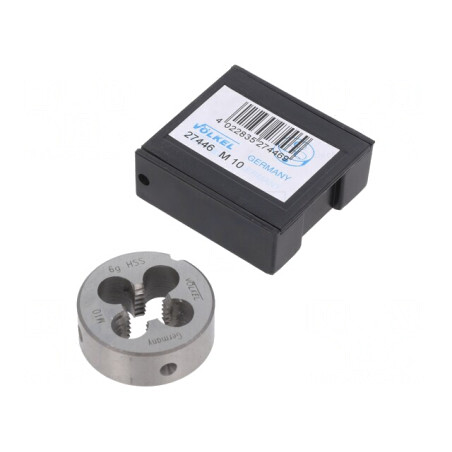 Filieră HSS M10 1,5 Ø30mm Thk11mm 6g | Electronic-mag.ro | Componente Electronice