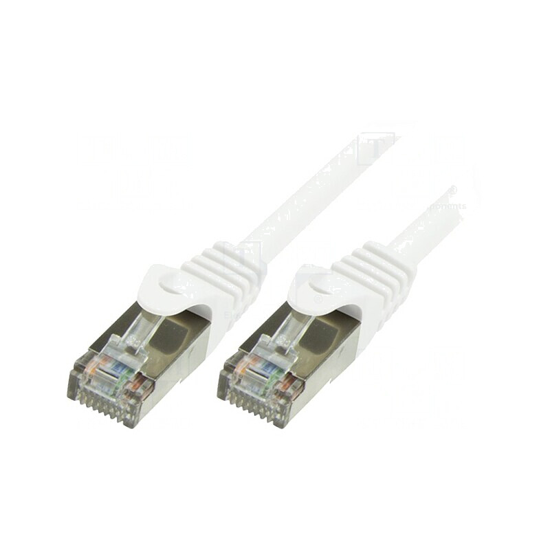 Patch Cord F/UTP Cat6 Alb 15m Ecranat | Electronic-mag.ro | Componente Electronice