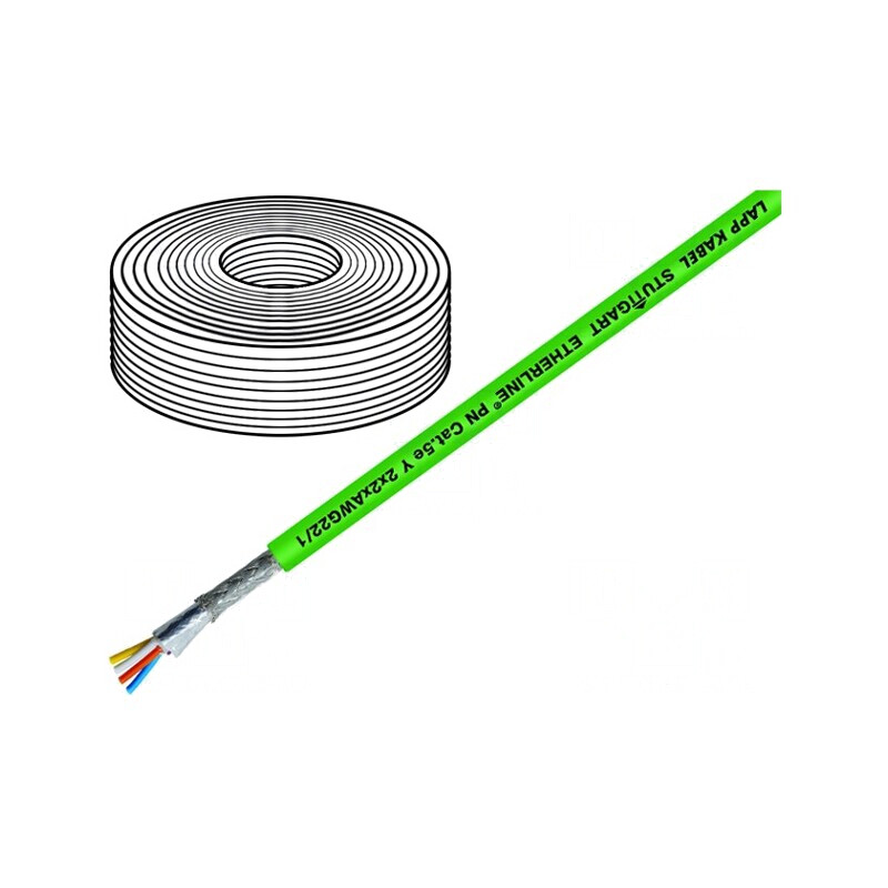 Cablu de rețea ETHERLINE® Cat.6a S/FTP 4x2x23AWG PVC 9mm | Electronic-mag.ro | Componente Electronice