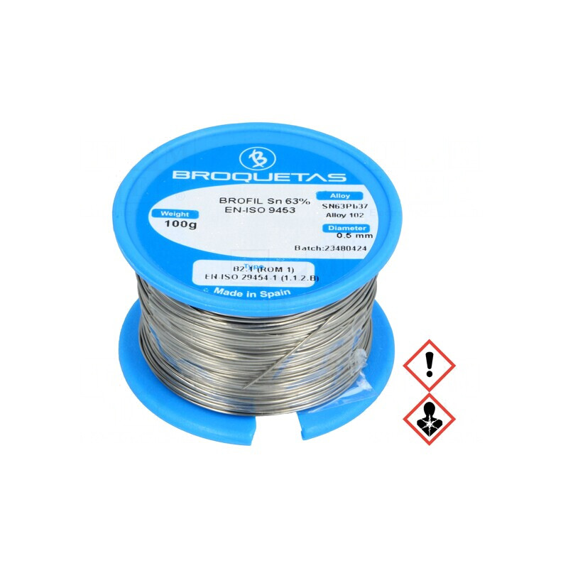 Sârmă de Lipit cu Plumb 0,5mm 100g | Electronic-mag.ro | Componente Electronice