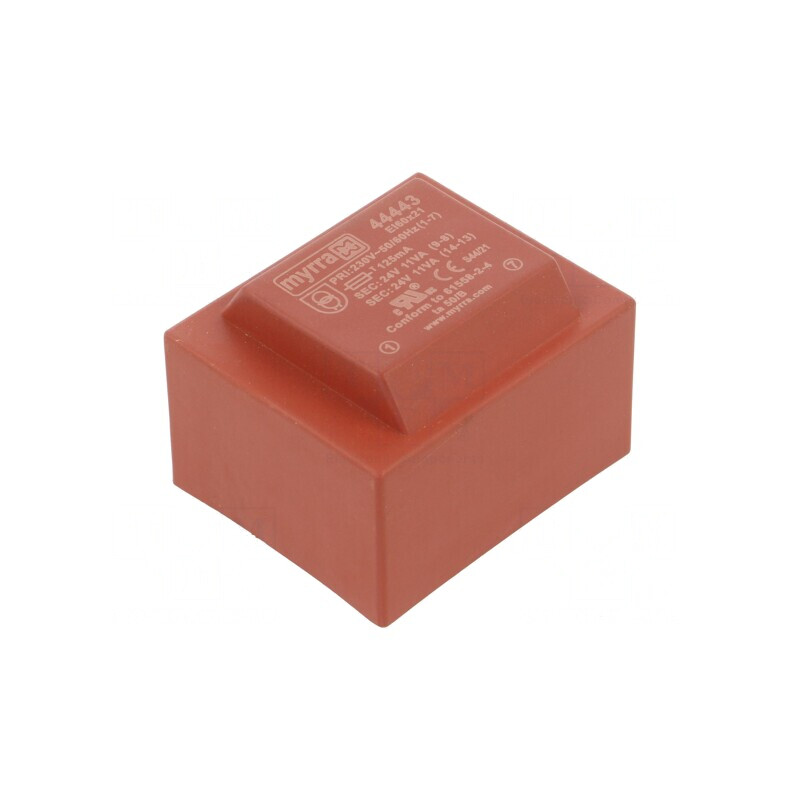 Transformator încapsulat 22VA 230V AC la 24V DC 458mA pentru PCB | Electronic-mag.ro | Componente Electronice