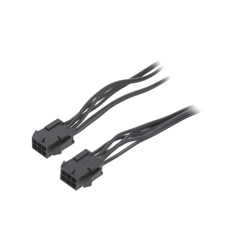 Cablu Micro-Fit 3.0 tată-tată 6 pini 0.4m PVC | Electronic-mag.ro | Componente Electronice
