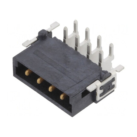 Conector PCB-PCB tată 4 pini 2,54mm 125°C | Electronic-mag.ro | Componente Electronice