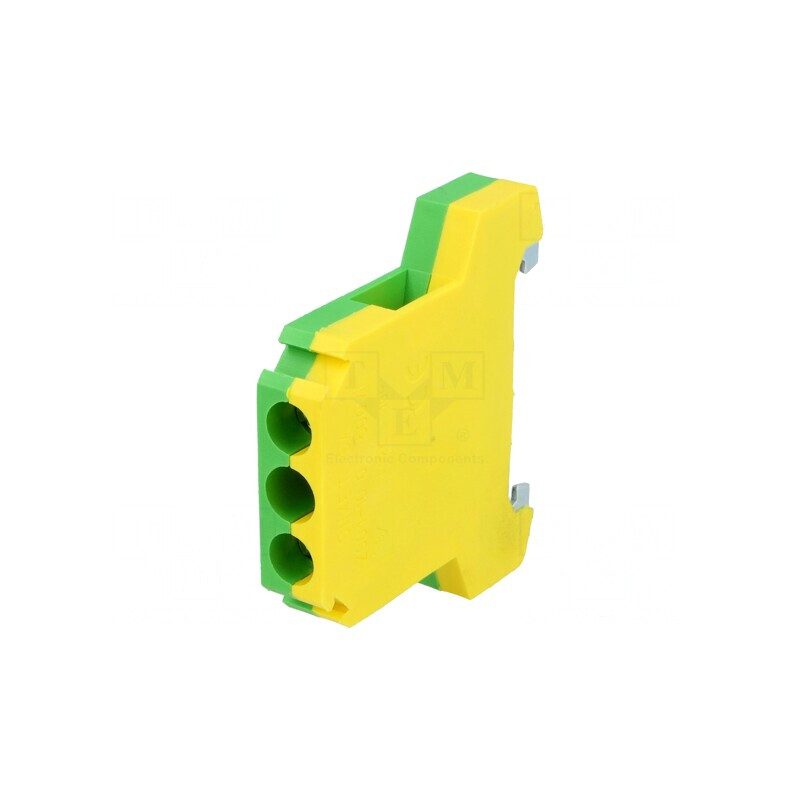 Conector de Îmbinare Șine 1,5-10mm² 2 Borne Galben-Verde | Electronic-mag.ro | Componente Electronice