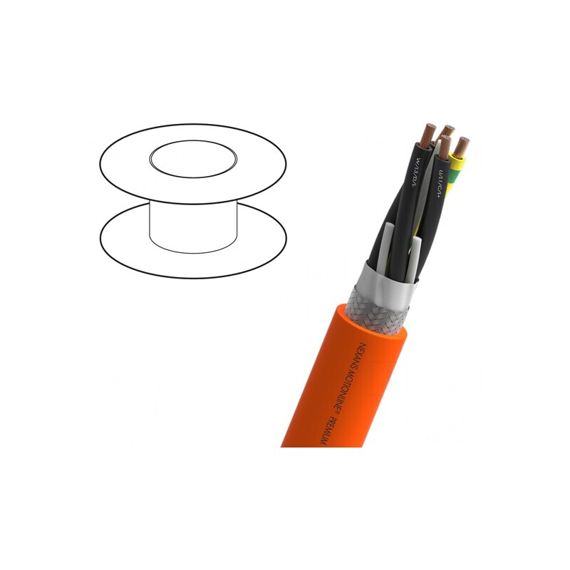 Cablu pentru servomotoare MOTIONLINE PREMIUM 4G2,5mm2 | Electronic-mag.ro | Componente Electronice