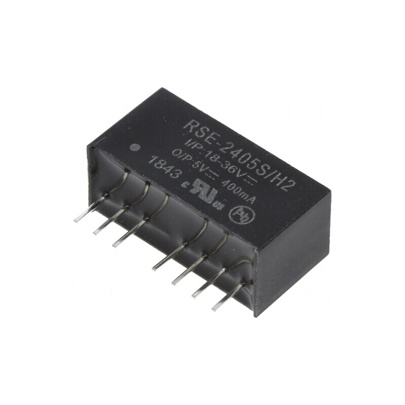 Convertor DC/DC 2W 18-36V la 5V 400mA SIP8 | Electronic-mag.ro | Componente Electronice