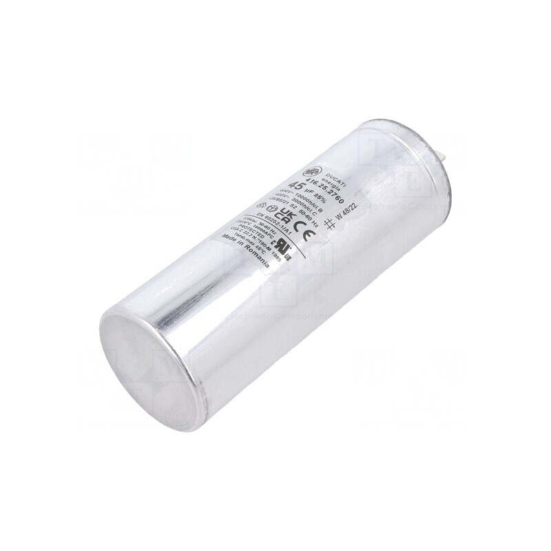 Condensator Motor 45uF 425VAC | Electronic-mag.ro | Componente Electronice Condensator Motor 45uF 425VAC | Electronic-mag.ro | Componente Electronice