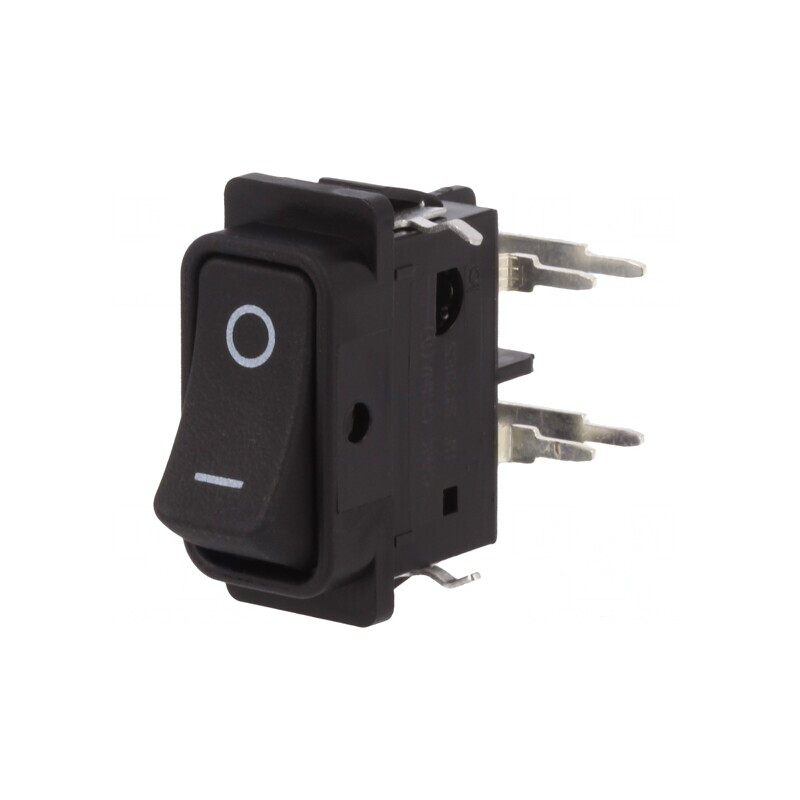 Întrerupător Basculant ON-OFF 16A 250V Negru | Electronic-mag.ro | Componente Electronice