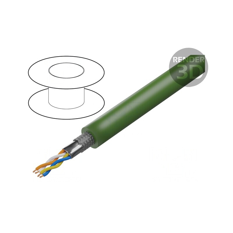 Cablu Ethernet TORSION 5m Verde | Electronic-mag.ro | Componente Electronice