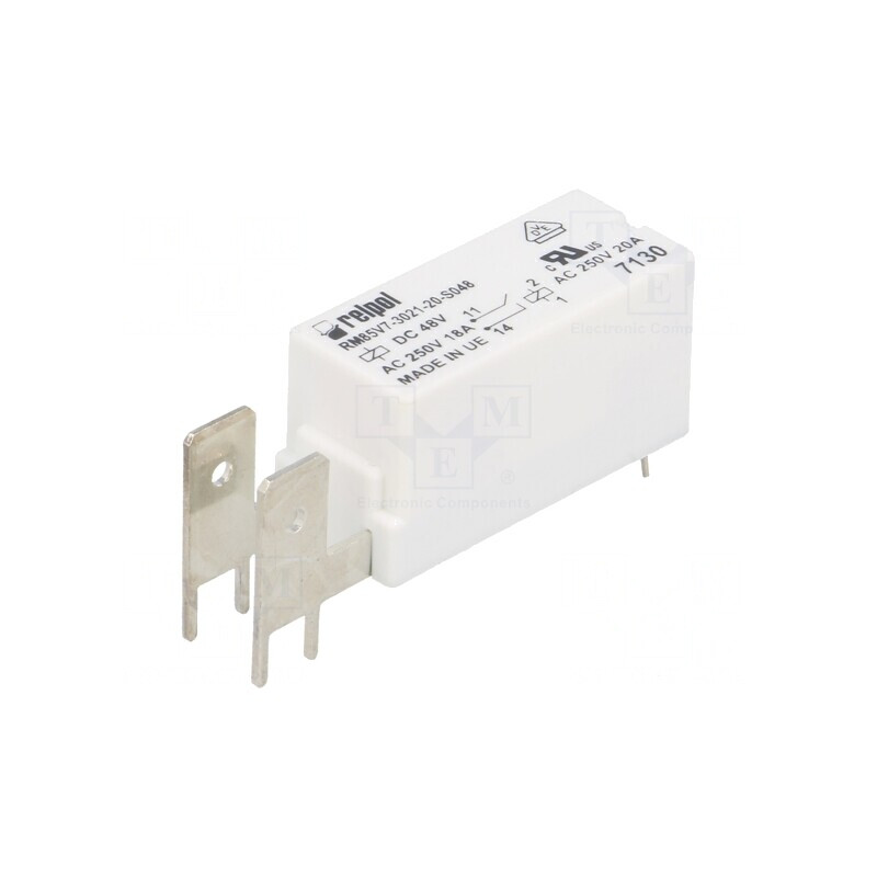 Releu Electromagnetic 48VDC 20A SPST-NO | Electronic-mag.ro | Componente Electronice