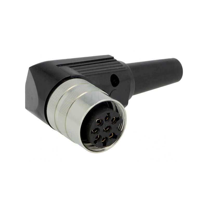 Conector M16 Mufă Mamă 8 PIN 5A 60V IP40 | Electronic-mag.ro | Componente Electronice