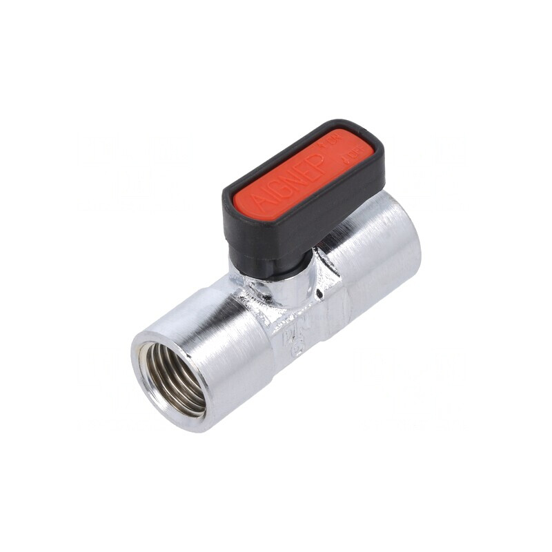 Robinet mecanic cu bilă max 20 bar alamă nichelată | Electronic-mag.ro | Componente Electronice Robinet mecanic cu bilă max 20 bar alamă nichelată | Electronic-mag.ro | Componente Electronice