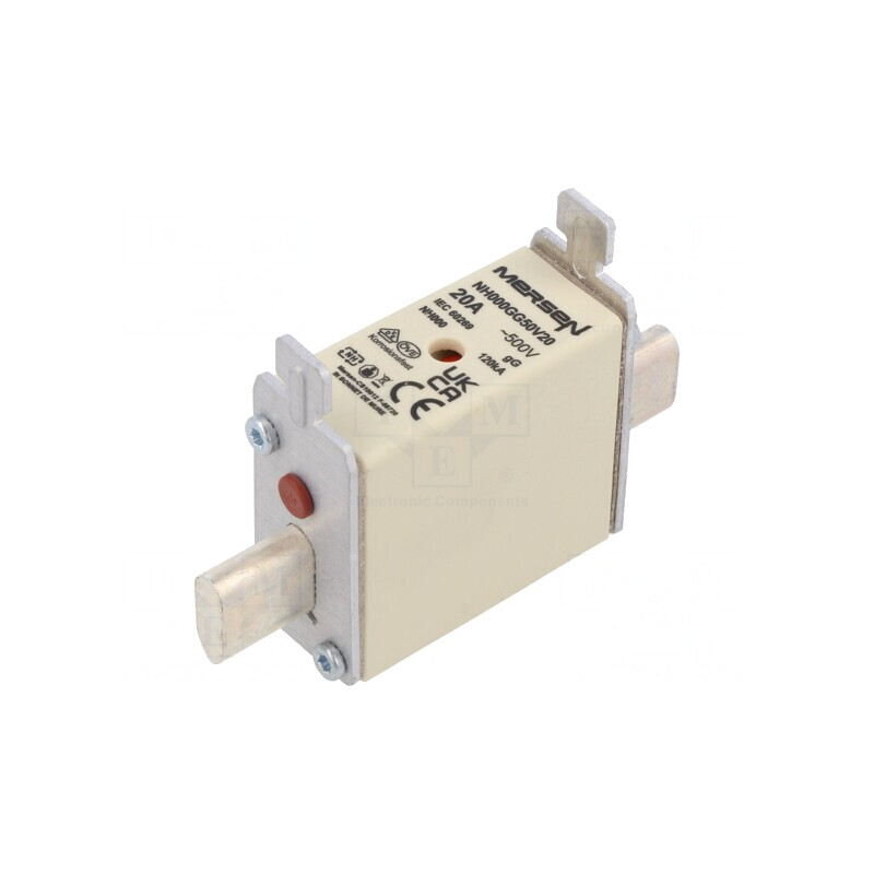 Siguranță Ceramică Industrială gG 20A 500VAC 250VDC | Electronic-mag.ro | Componente Electronice