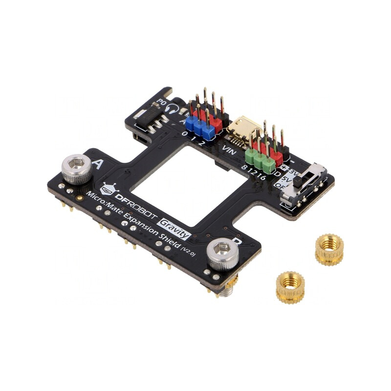 Placă de Expansiune micro:bit Shield Gravity 3,3-5VDC | Electronic-mag.ro | Componente Electronice Placă de Expansiune micro:bit Shield Gravity 3,3-5VDC | Electronic-mag.ro | Componente Electronice