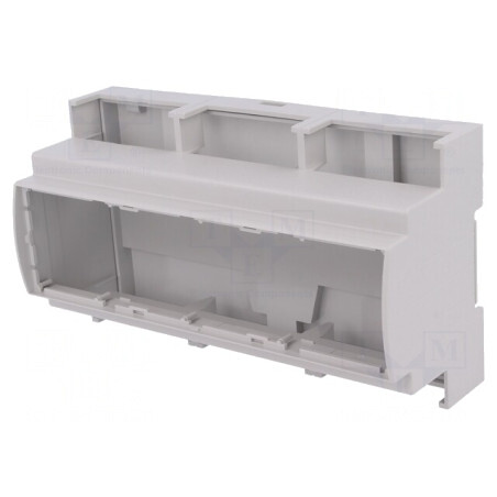 Carcasă pentru șină DIN 91x160.2x62mm gri | Electronic-mag.ro | Componente Electronice