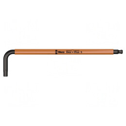 Cheie imbus sferică 5mm oțel 154mm | Electronic-mag.ro | Componente Electronice