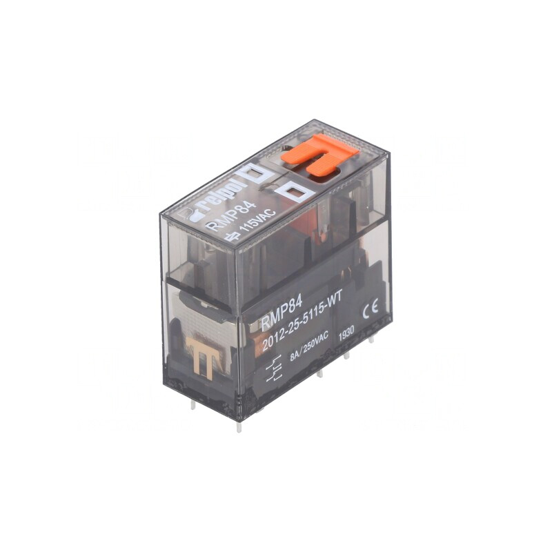 Releu Electromagnetic DPDT 115VAC 8A PCB | Electronic-mag.ro | Componente Electronice