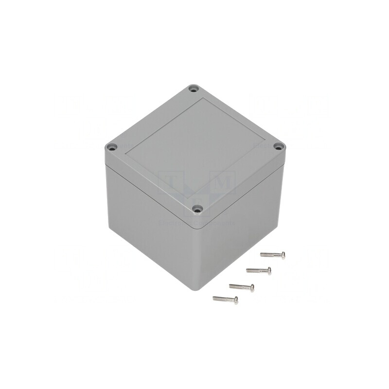 Carcasă universală ABS gri închis 100x100x90mm | Electronic-mag.ro | Componente Electronice