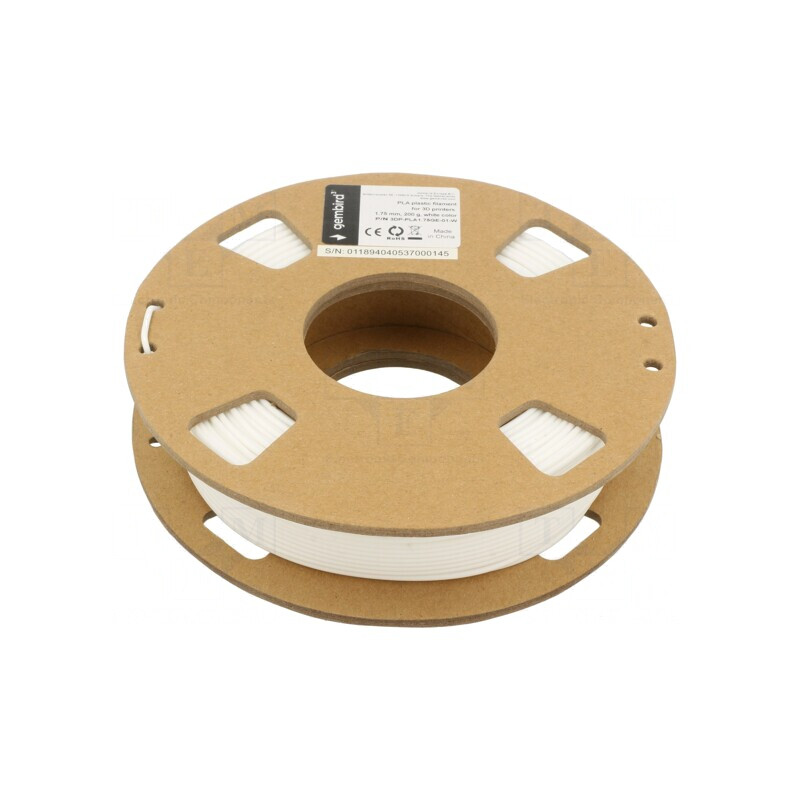 Filament PLA Alb 1,75mm 200g | Electronic-mag.ro | Componente Electronice