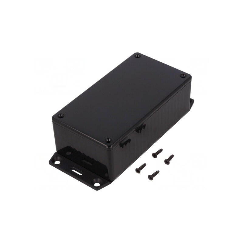 Carcasă universală 65mm x 120mm x 40mm ABS neagră | Electronic-mag.ro | Componente Electronice