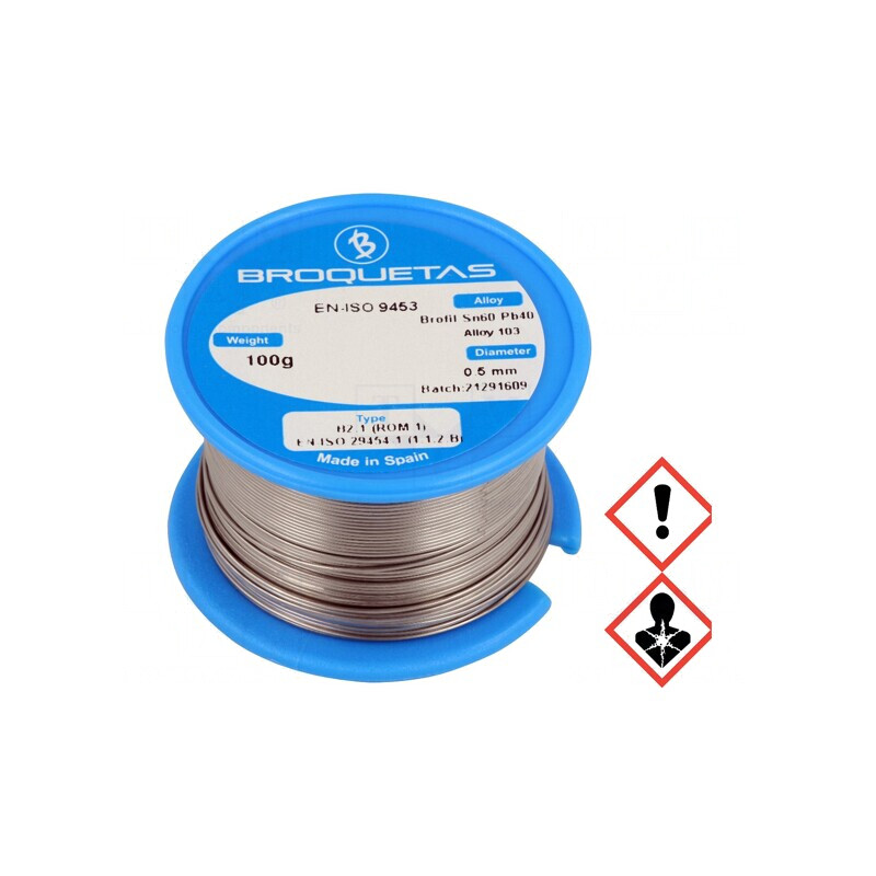 Sârmă de Lipit cu Plumb 0,5mm 0,1kg | Electronic-mag.ro | Componente Electronice
