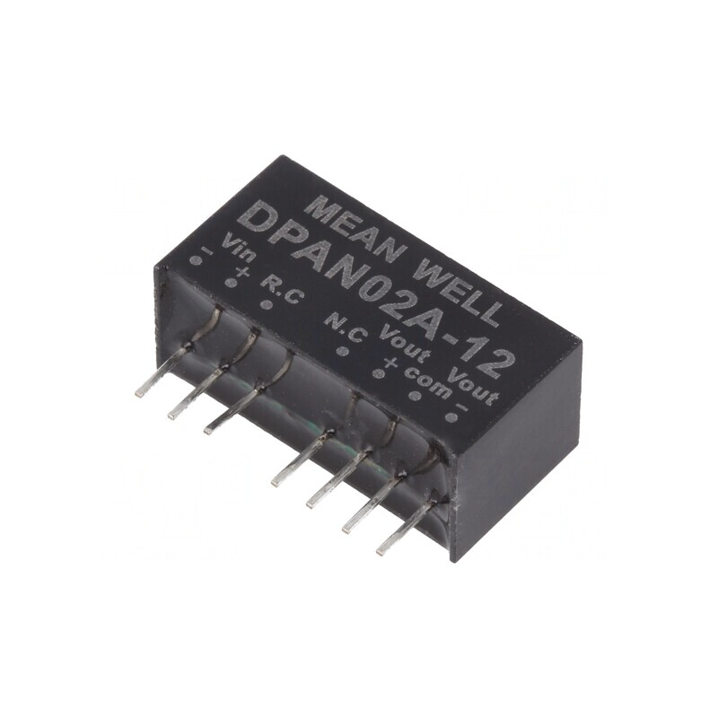 Convertor DC/DC 2W 9-18V la 12V/-12V SIP8 | Electronic-mag.ro | Componente Electronice