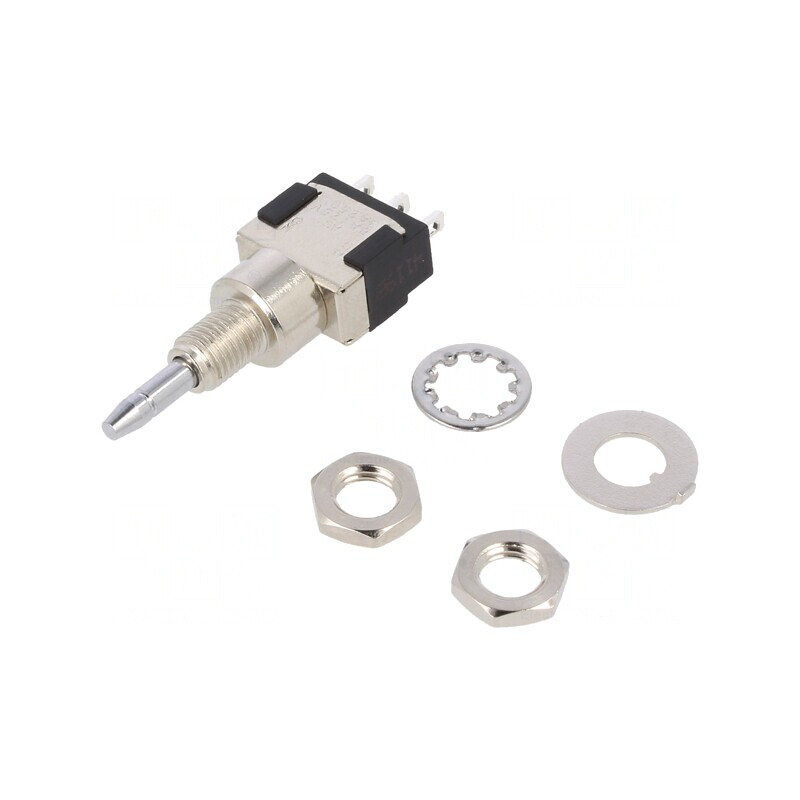 Comutator Apăsare SPDT 6A 125VAC/6VDC | Electronic-mag.ro | Componente Electronice