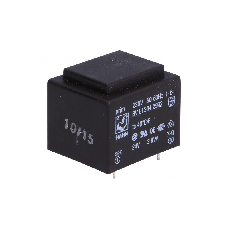 Transformator Încapsulat 2,6VA 230VAC 24V 108mA PCB | Electronic-mag.ro | Componente Electronice Transformator Încapsulat 2,6VA 230VAC 24V 108mA PCB | Electronic-mag.ro | Componente Electronice