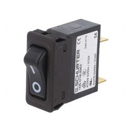 Întrerupător de Supracurent 240VAC 32VDC 5A SPST 1P | Electronic-mag.ro | Componente Electronice