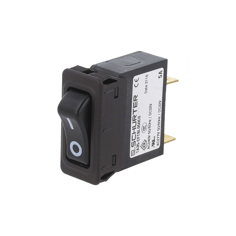 Întrerupător de Supracurent 240VAC 32VDC 5A SPST 1P | Electronic-mag.ro | Componente Electronice Întrerupător de Supracurent 240VAC 32VDC 5A SPST 1P | Electronic-mag.ro | Componente Electronice