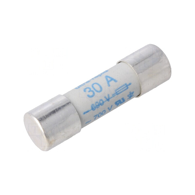 Siguranță gR 30A 660VAC 10,3x38mm URZ | Electronic-mag.ro | Componente Electronice