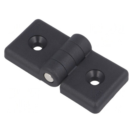 Balama Tehnopolimer Neagră 74mm x 36mm pentru Profile | Electronic-mag.ro | Componente Electronice