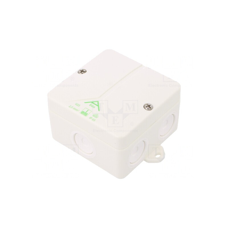 Cutie de conexiuni polistiren 80x80x52 mm | Electronic-mag.ro | Componente Electronice