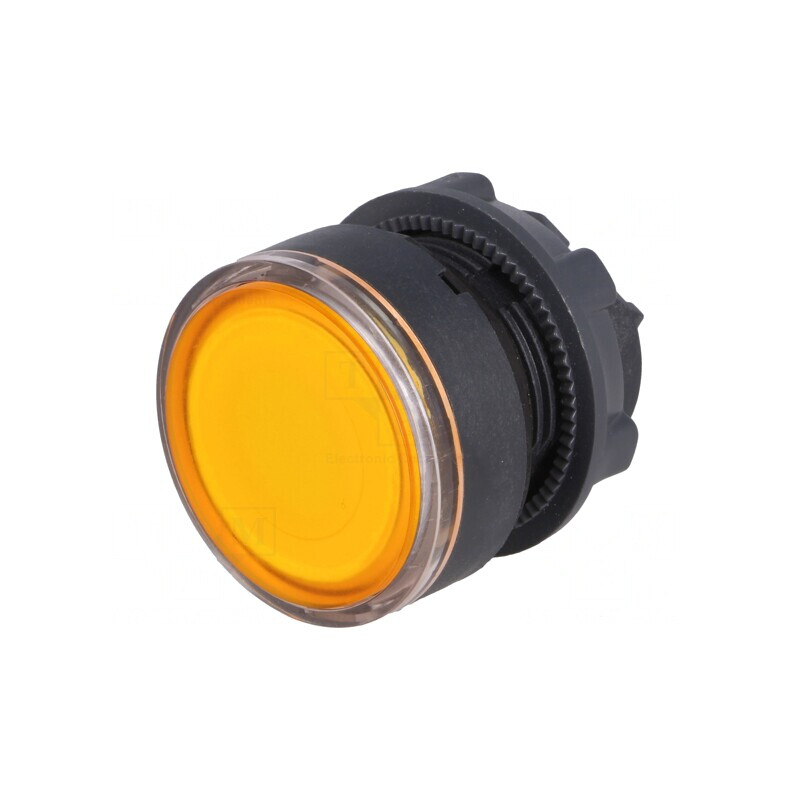 Comutator de Apăsare 22mm Portocaliu | Electronic-mag.ro | Componente Electronice