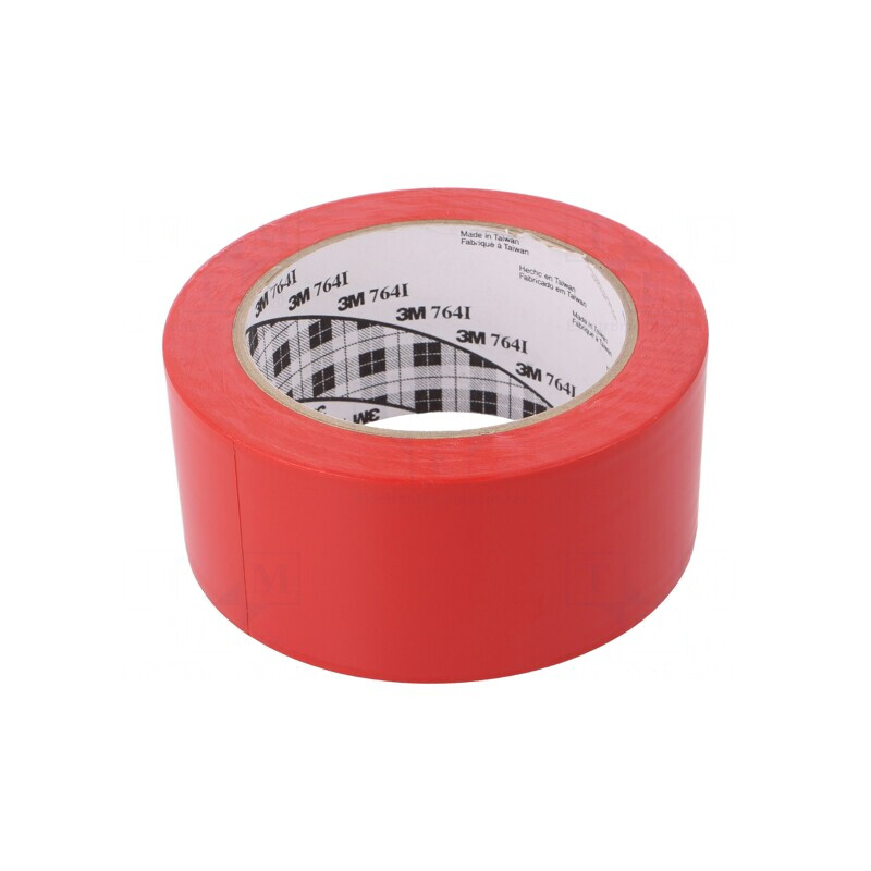Bandă Autoadezivă de Marcare Roşie 33m x 50mm | Electronic-mag.ro | Componente Electronice