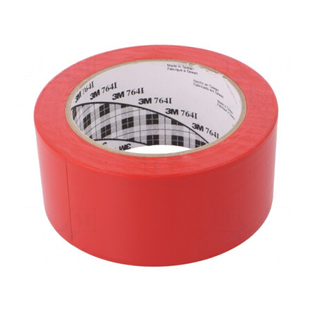 Bandă Autoadezivă de Marcare Roşie 33m x 50mm | Electronic-mag.ro | Componente Electronice
