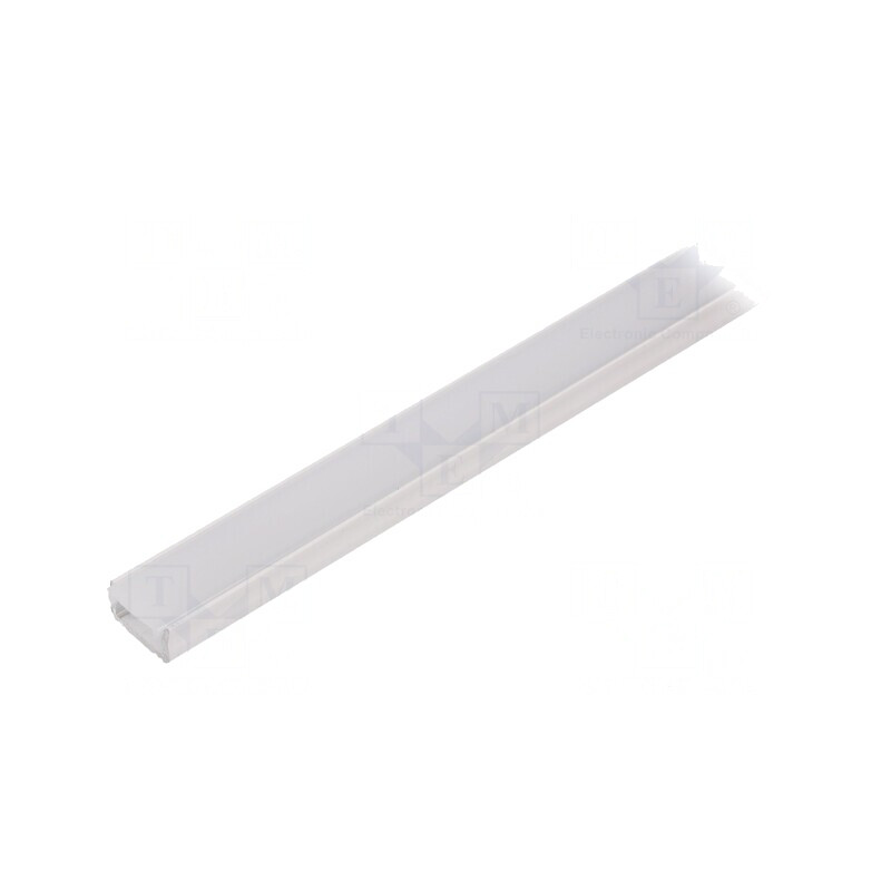 Profil aluminiu LED alb lăptos 1m de suprafață | Electronic-mag.ro | Componente Electronice