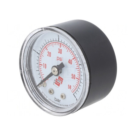 Manometru 0-4 bar Lichide și Gaze Inerte 40mm | Electronic-mag.ro | Componente Electronice