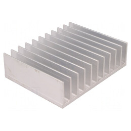 Radiator de Aluminiu cu Aripioare 100x124x35mm | Electronic-mag.ro | Componente Electronice