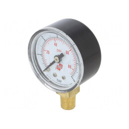 Manometru 6 bar pentru lichide și gaze 40 mm | Electronic-mag.ro | Componente Electronice