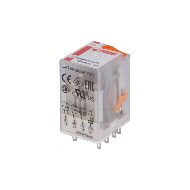 Releu Electromagnetic 3PDT 230VAC 20A | Electronic-mag.ro | Componente Electronice