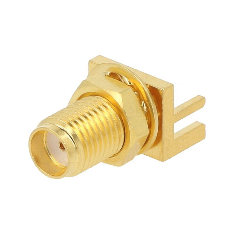 Soclu SMA Mamă Orizontal 50Ω | Electronic-mag.ro | Componente Electronice